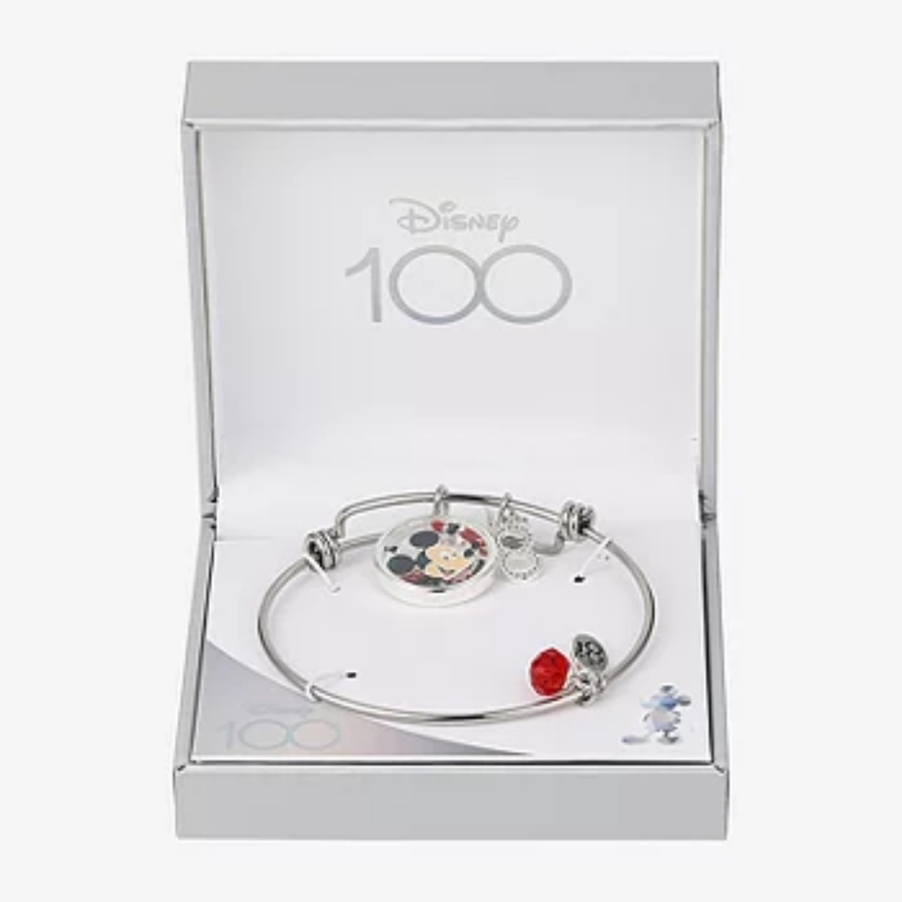 Disney 100 Mickey Mouse Bangle Bracelet by La Rocks NIB